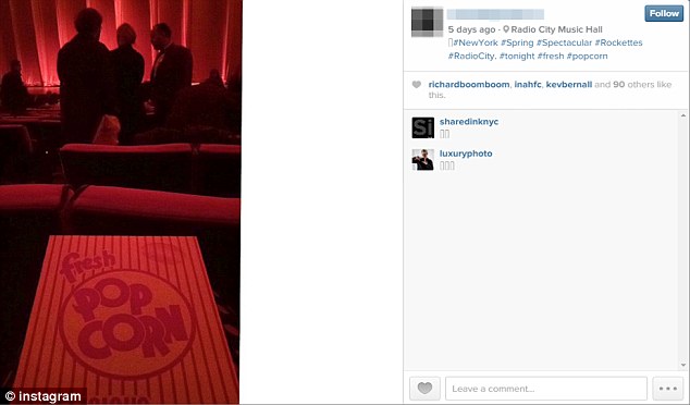 a social media picture posted the model showed seats at the spring spectacular in radio