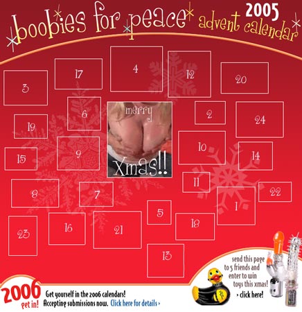 Hardcore porn calendar