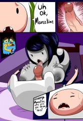 adventure time putting a stake in marceline porn comics 1 - MegaPornX