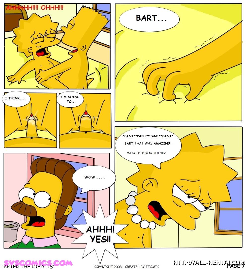 after the credits bart simpson hard fuck sexy lisa