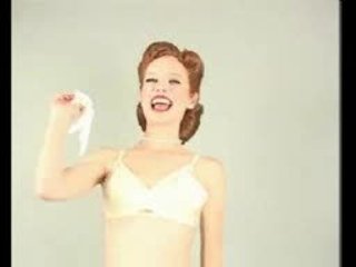 all natural redhead porn star in pin up dita style lingerie and stockings masturbating stripping 2