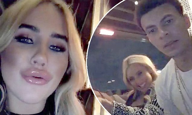 amber turner looks close with england footballer dele alli daily mail online