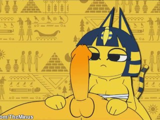 animal crossing cute ankha has sex with villager 1