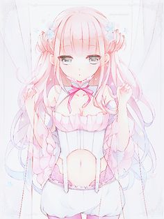anime girl hair pink pesquisa google anime pinterest