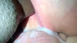 another hot messy slippery juicy double vaginal fuck double creampie 1