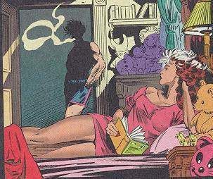 another vintage men panel from the gambit smoking and watching rogue