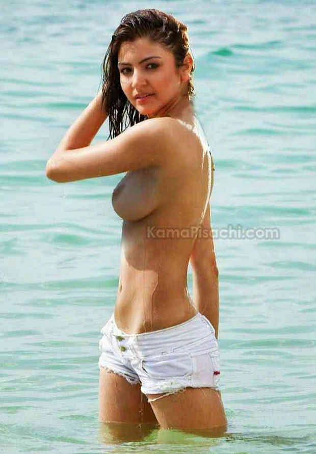 anushka sharma bathing nude topless picture