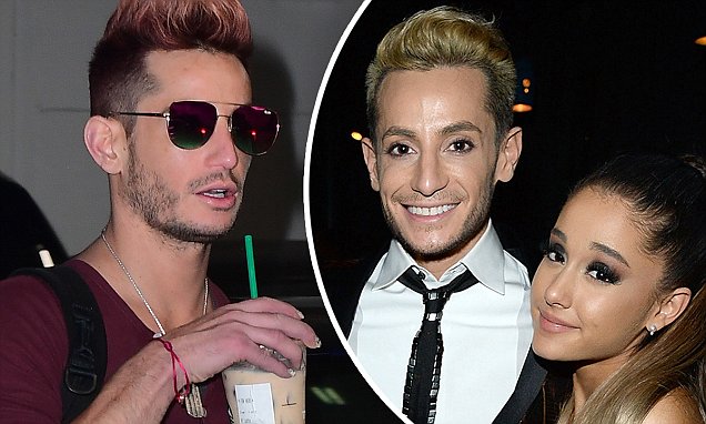 ariana grandes brother frankie is seen after attack daily mail online