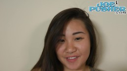 asian teen amateur fucked hard and eats mouthful of cum 1