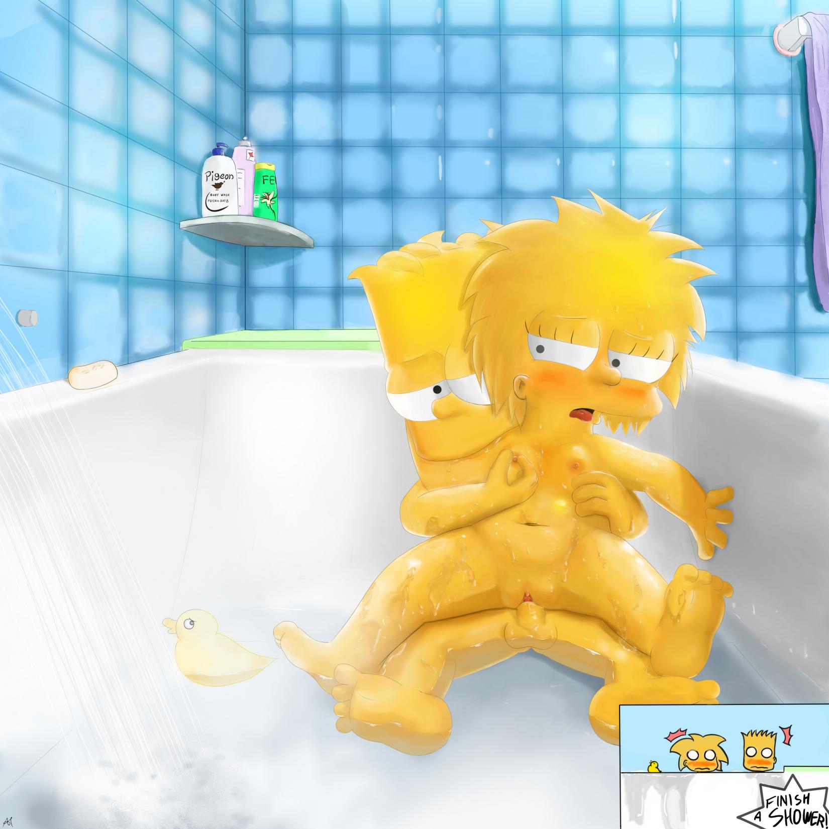 Nackt bart lisa und Cartoon Simpsons
