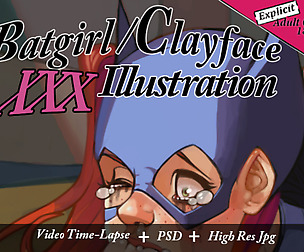batgirl clayface illustration