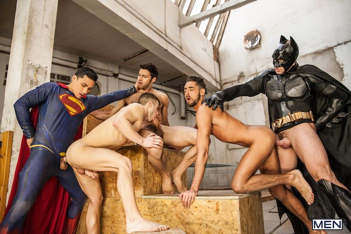 batman superman gay parody ends with stud orgy 8