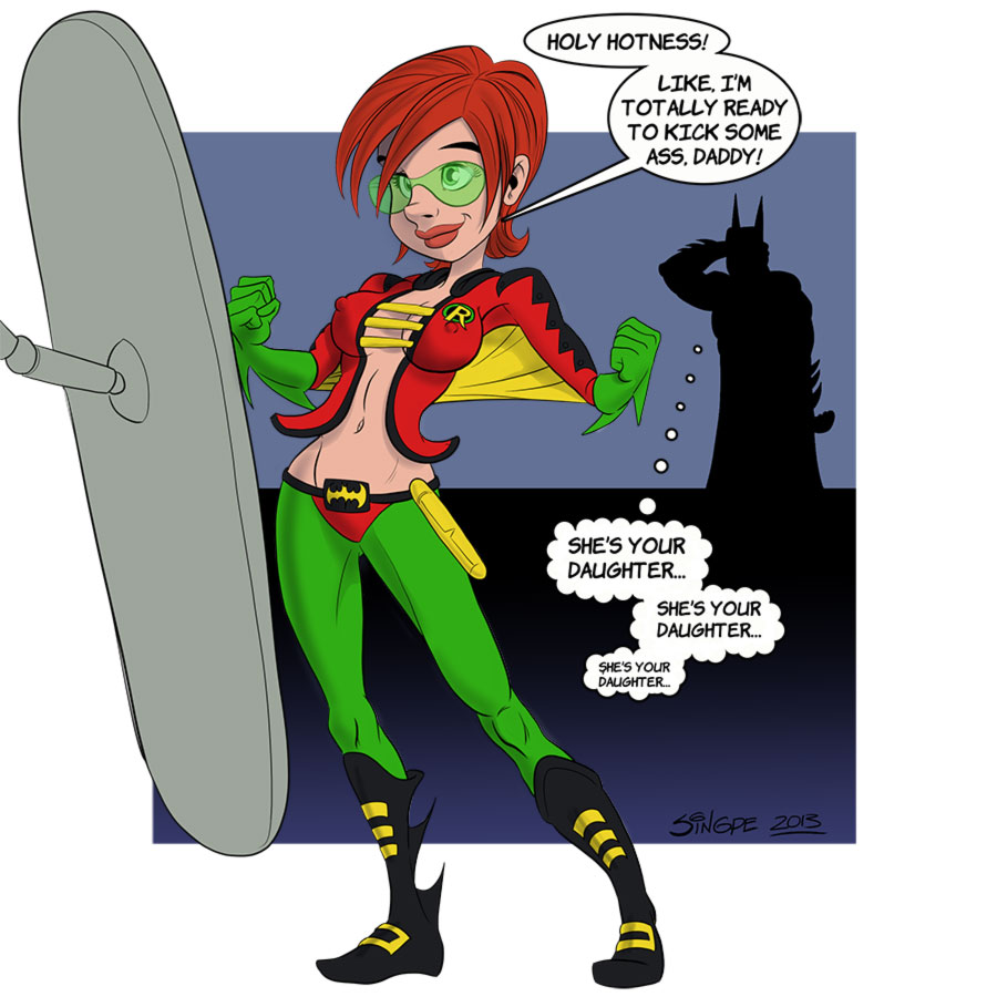 batmans sexy daughter female robin images superheroes
