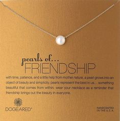 beautiful pearls of friendship pearl necklace christmas holiday gift ideas for best friends