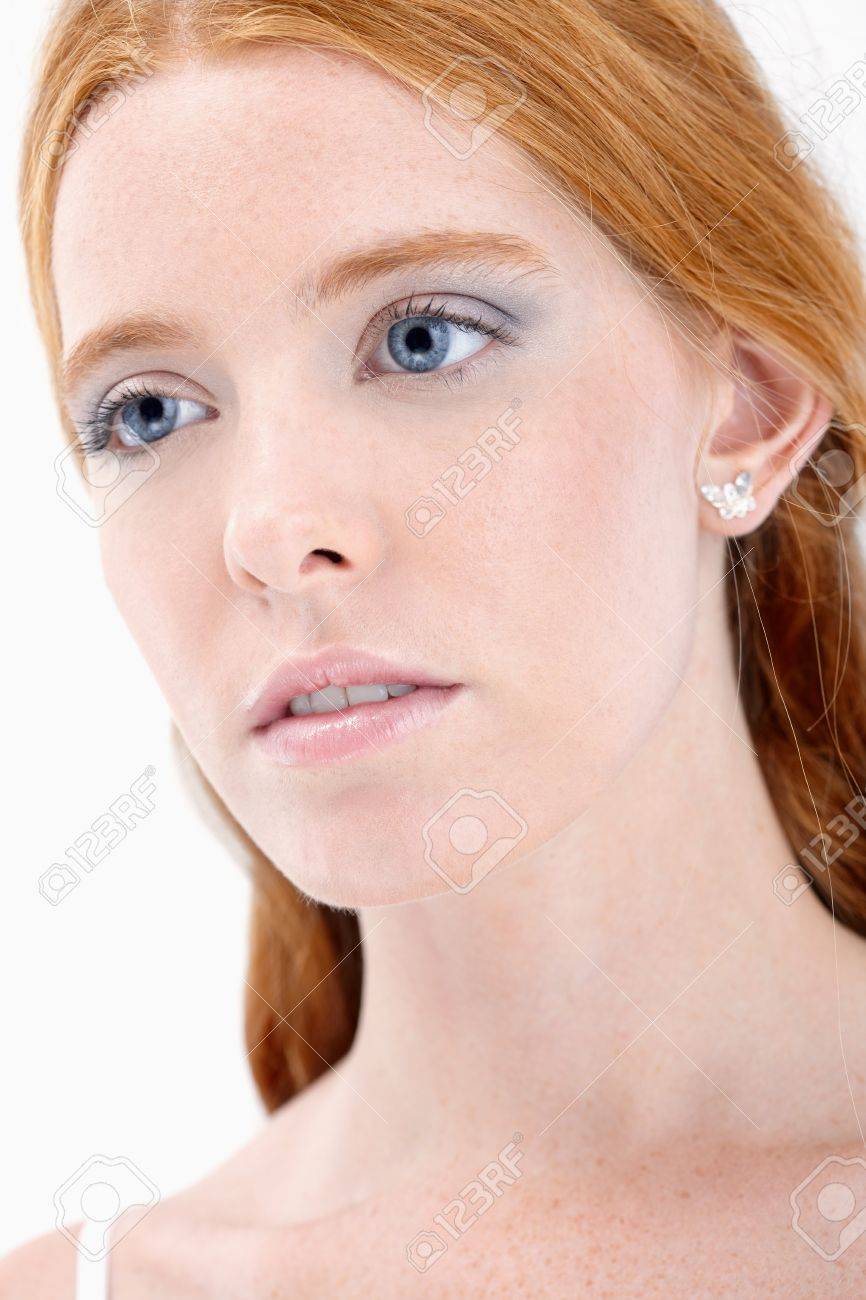 beautiful redhead facial pics