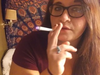 beautiful smokes and talks cute southern accent down