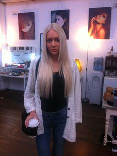 behind the scenes at the zala hair extensions shoot model taylor wearing