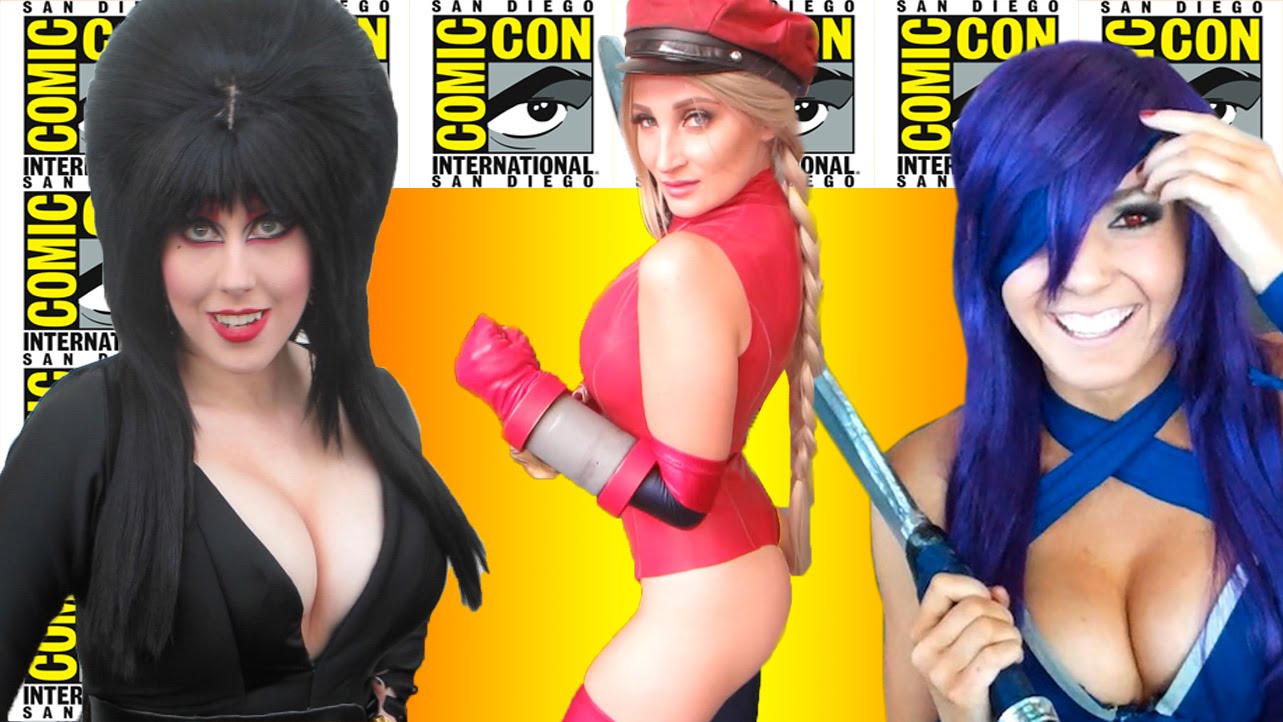 best cosplay girls of comic con youtube