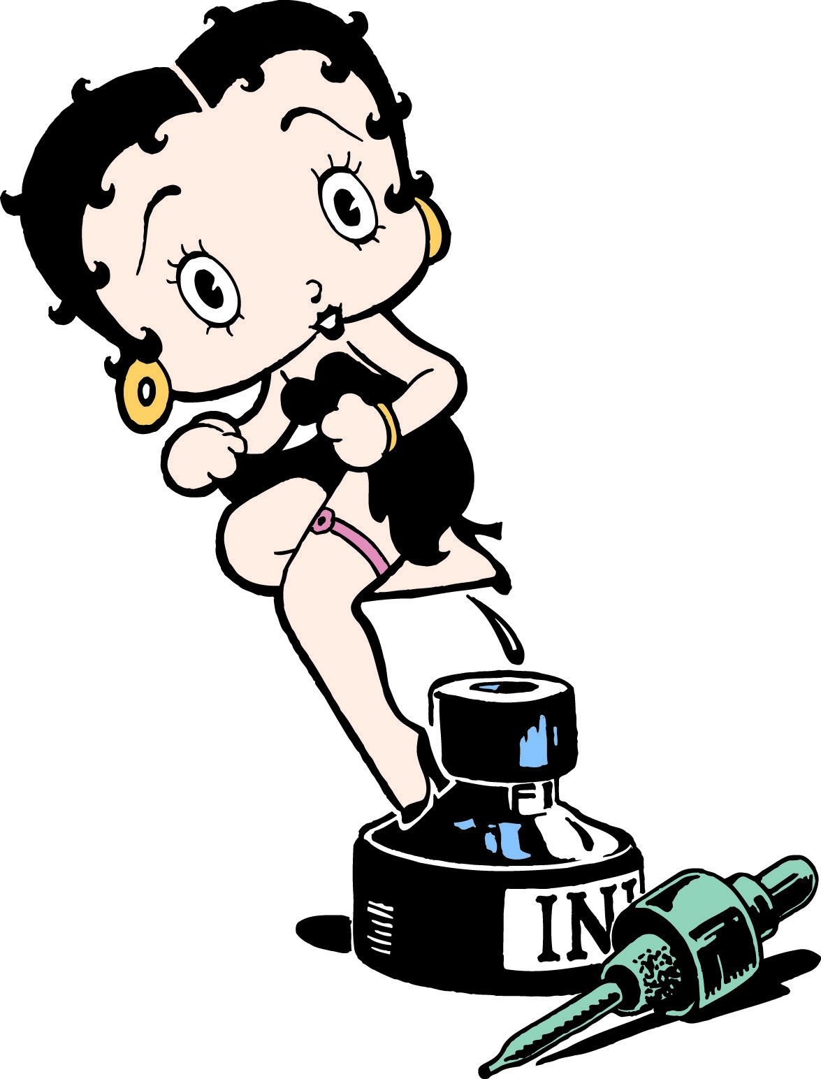 betty boop is not only a cartoon she was a sex symbol during her time