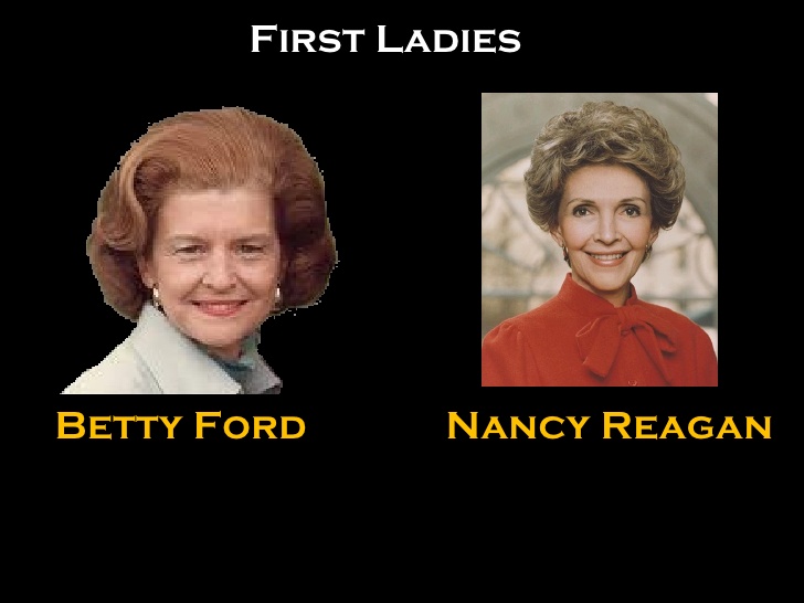 betty ford nancy reagan first ladies