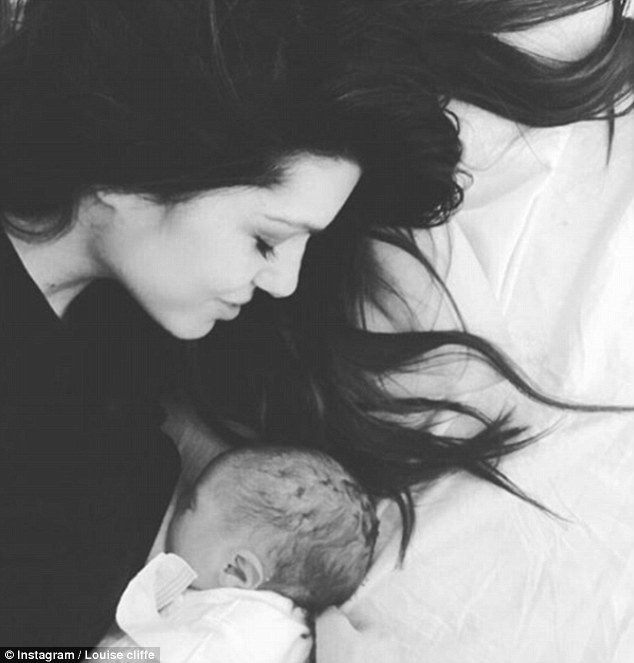 big brother star louise cliffe shares breastfeeding snaps daily