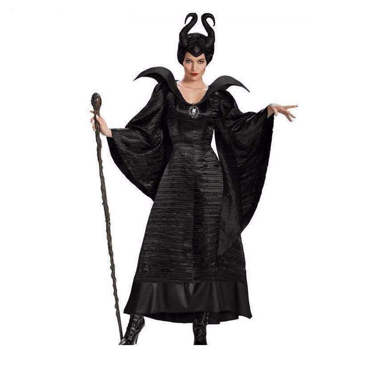 black queen maleficent halloween costume party for women