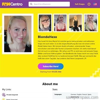 blonde hexe advanced password save porn pass