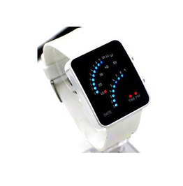 blue red led white rubber digital wrist watch mens womens unisex date watches