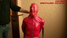 breathless industries preview shiny red latex sheet
