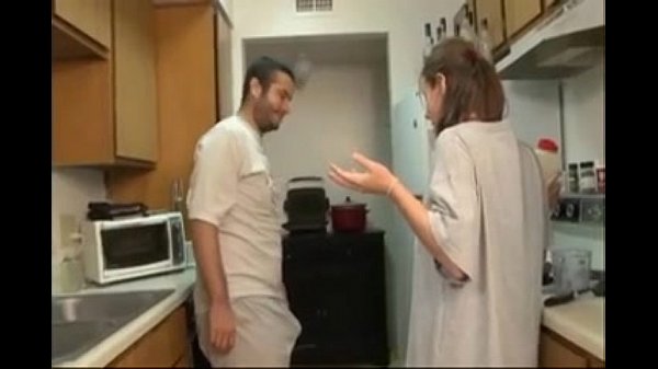 brother and sister blowjob in the kitchen 1