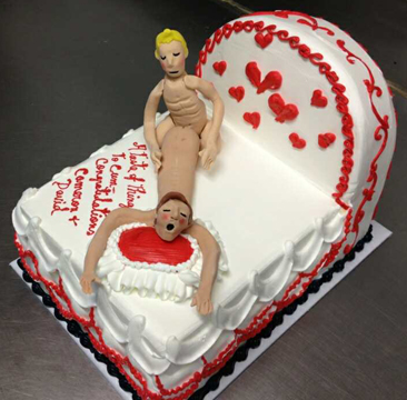 cake fuck porn gay and blonde riding his partner on their gay bed cake jpg