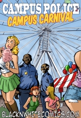 campus police blacknwhite porn comics