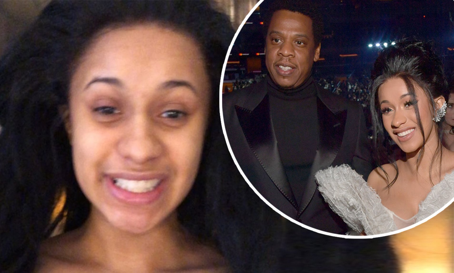cardi goes completely makeup free in instagram video daily mail online