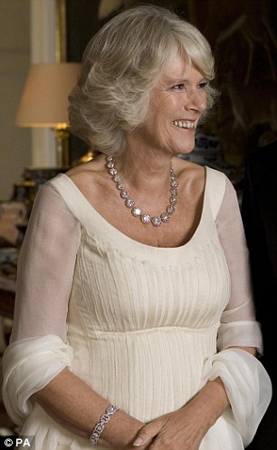 celebrating in style camilla marked her birthday wearing the queen mothers diamond collet necklace