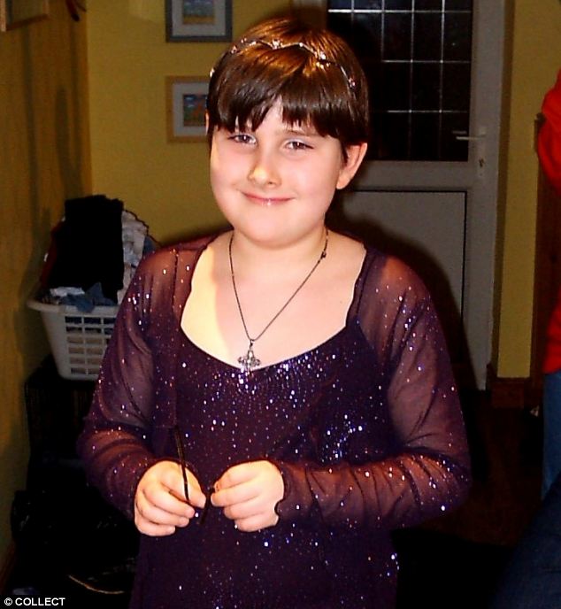 change jack jackie pictured in december aged nine when she had started dressing