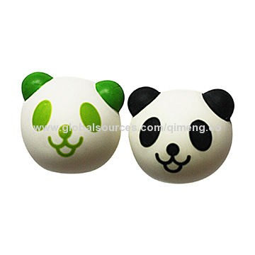 china squeeze stretchy panda stress ball with and eva for promotional gift