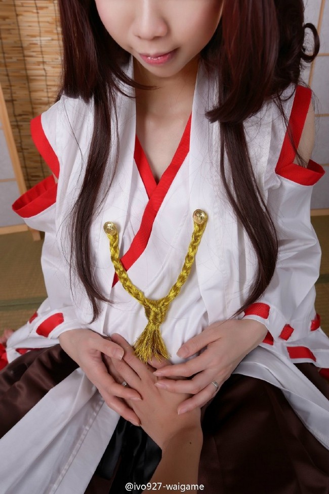 chinese cosplayers version of kongou is pregnant for real but