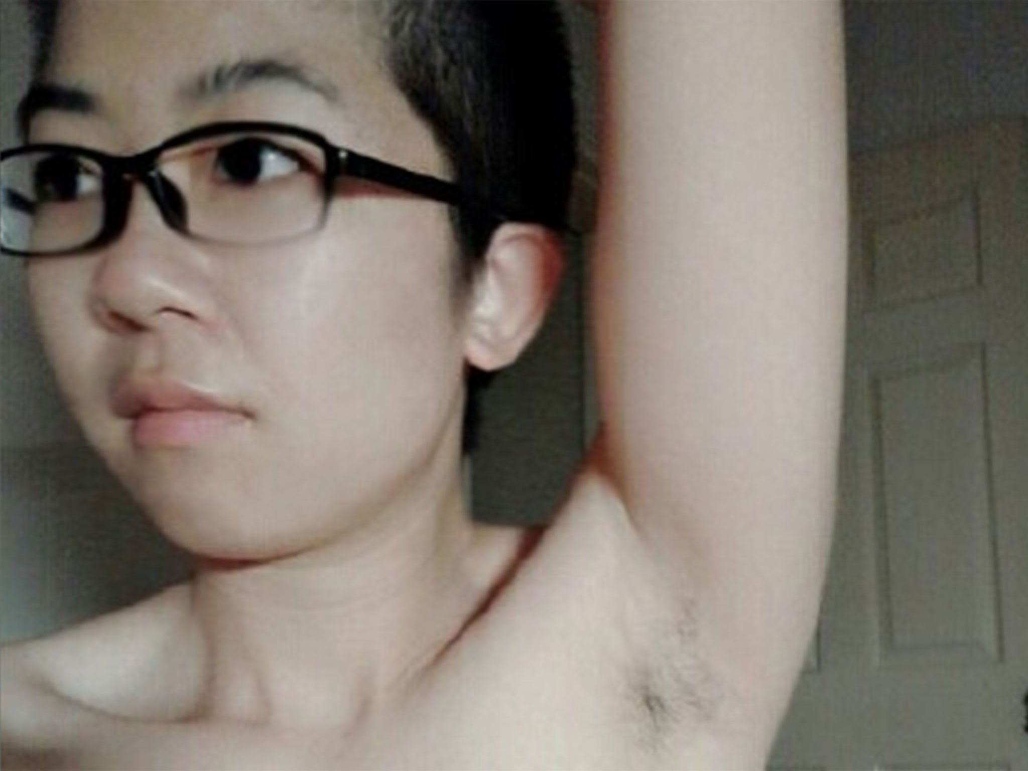 chinese feminists are sharing photos of their armpit hair as part