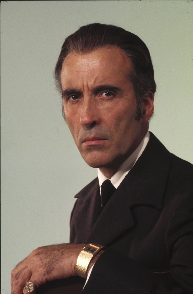 christopher lee as scaramanga in the man with the golden gun
