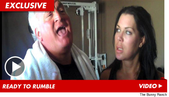 chyna going hardcore with joey buttafuoco in the gym