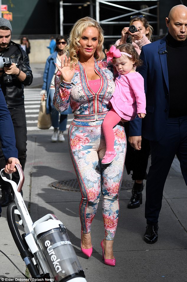 coco austin shows off curves in skin tight floral bodysuit daily 2
