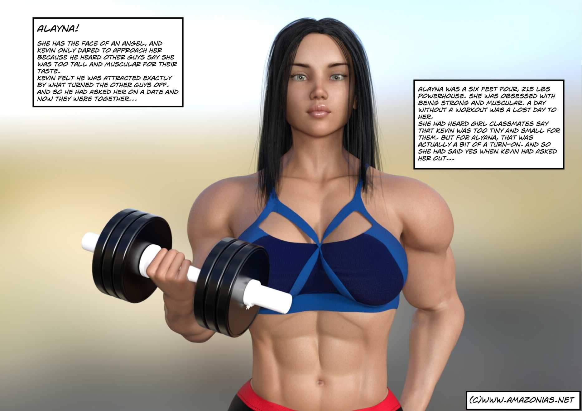 comics of strong beautiful and tall female bodybuilders 4