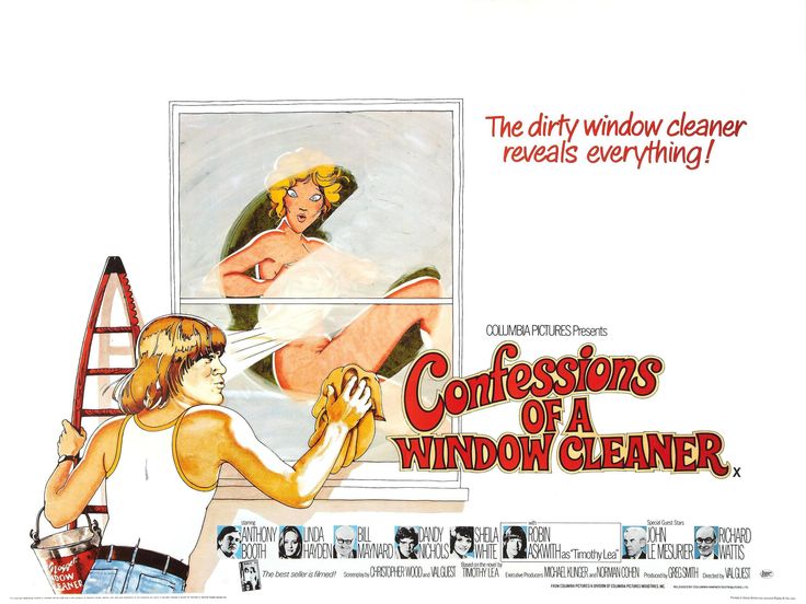 confessions of a window cleaner uk quad film poster sex comedy film sexcom sexploitation robin askwith bastarduk on etsy