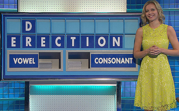 countdown presenter rachel riley smiles after two contestants on the show came up with the eight