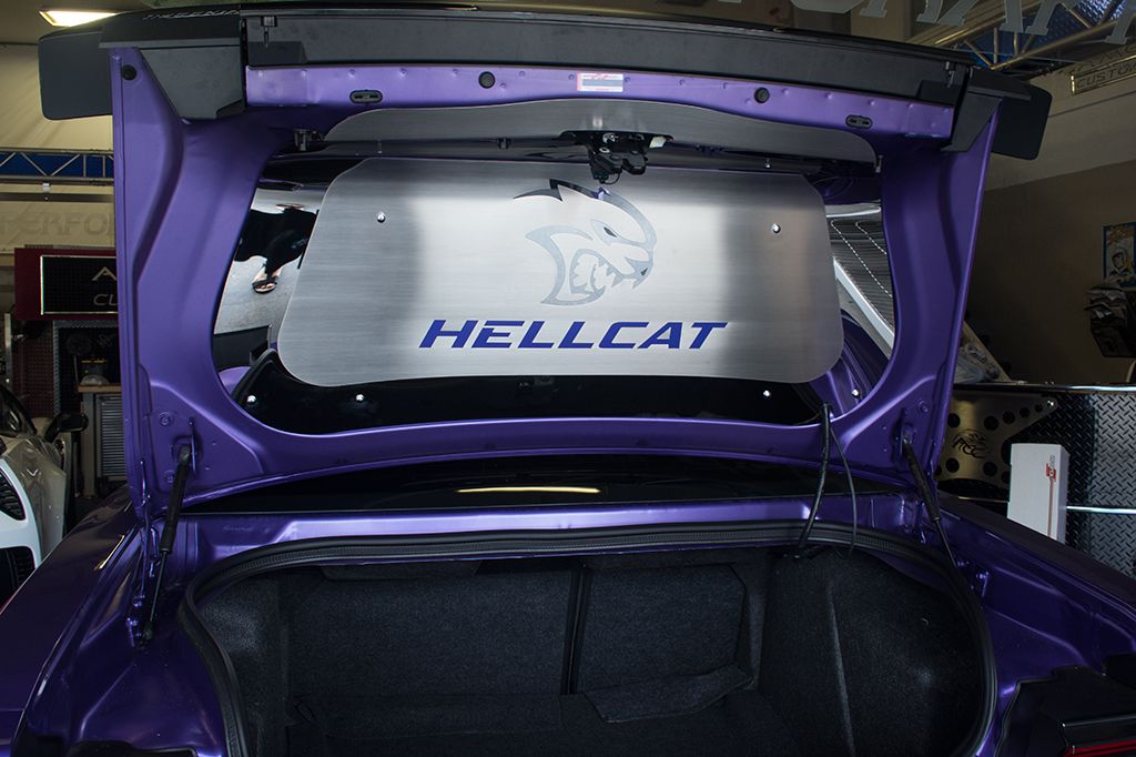 custom dodge challenger hellcat trunk panel dodge hellcats