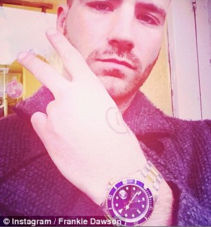dawsons instagram pictures show off his tattoos and expensive watches