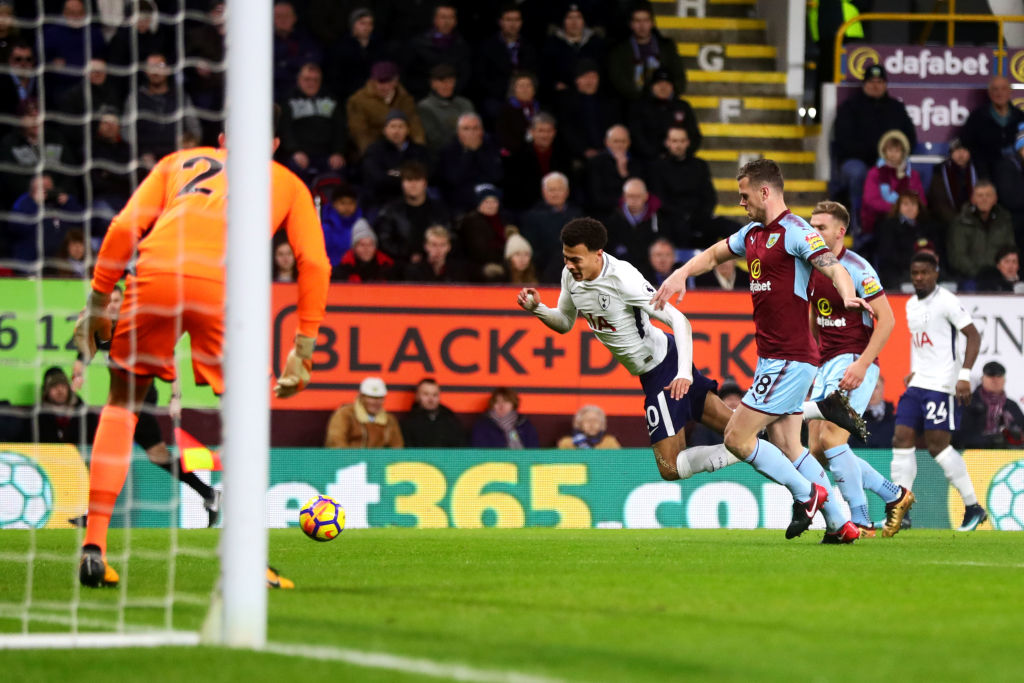 dele alli sparks diving controversy in tottenhams clash against burnley