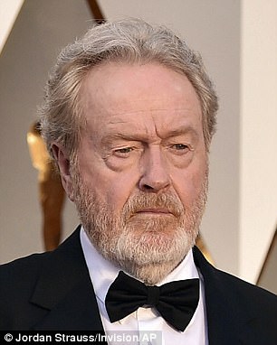 director ridley scott pictured agreed to re shoot all of spaceys scenes