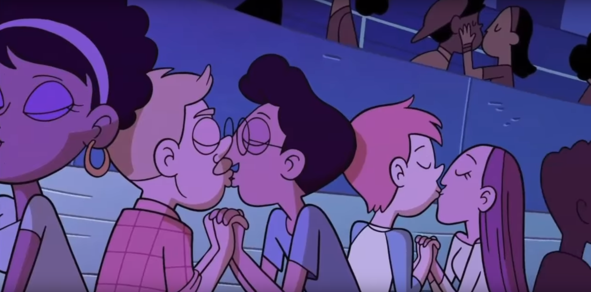 disney airs its first ever same sex cartoon kiss and new