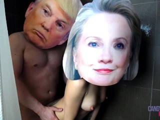 donald trump and hillary clinton real celebrity sex tape exposed usa 5
